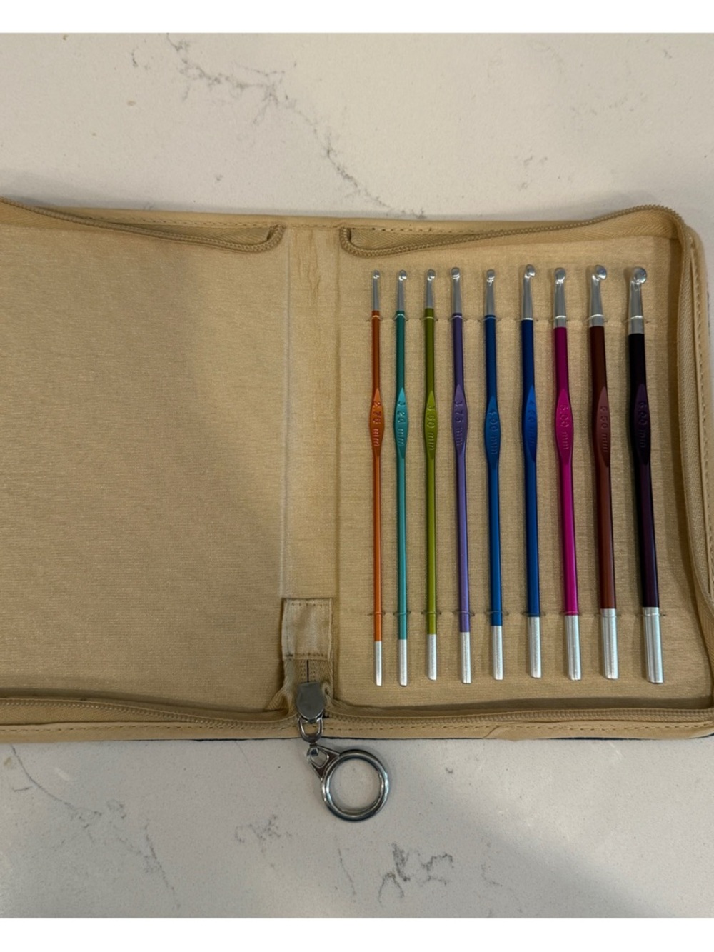 Knitters Pride Single Ended Crochet Hook Full Set - Multicolor Brand New